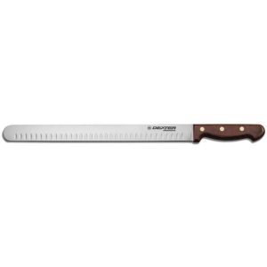 Dexter Russell 40D-14PCP 14 Roast Slicer W/ Rosewood Handle, Carbon Steel, Duo-Edge