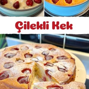 Pöti kek çilekli