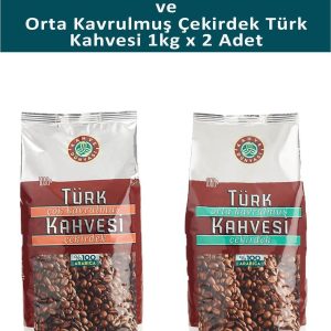 Orta Ve Çok Kavrulmuş Organik Türk Kahvesi Sıcak Kültürel Kahve 100gr - 250gr