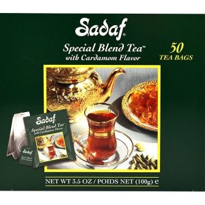 Sadaf Special Blend Tea with Earl Grey Tea Bags, 50 count, 3.5 oz