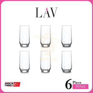 205ml Lara Tumbler Glasses - Pack of Six  - by LAV