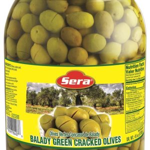 Balady Green Cracked Olives