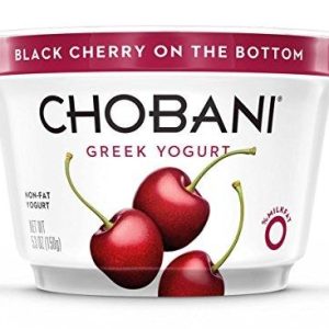 Chobani Non-Fat Black Cherry on the Bottom Greek Yogurt