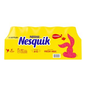 Nesquik Strawberry Flavored Lowfat Milk
