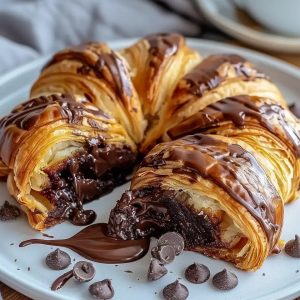 Croissant With Chocolate 6-X
