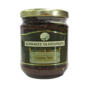 Schwarze Olivenpaste