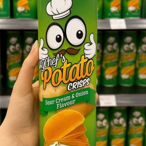 Potato Crisps, Sour Cream & Onion Flavored