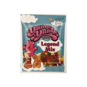 YUMY YUMY LEGEND MIX shipper  128GRx80pcs
