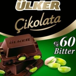 Ulker %60 Dark Chocalate Pistacios 2.3 Oz (65 Gr)