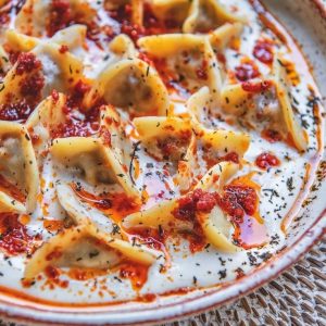 Manti Stuffed Pasta with Beef