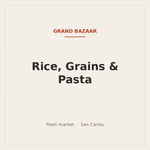 Rice, Grains & Pasta